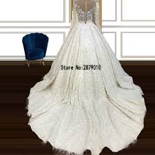 Braut jumpsuit hochzeit hochenanzug hose. Heisse Promo 0 Off Dubai Luxus Federn Langarm Brautkleider Illusion O Neck Puffy Ballkleid Spitze