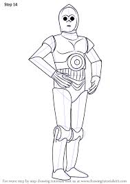 Learn How To Draw C 3po From Star Wars Star Wars Step By Step Drawing Tutorials Also c3po vector head available at png transparent variant. learn how to draw c 3po from star wars
