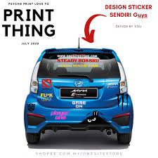Check spelling or type a new query. Stiker Custom Kereta Motor Accessories Low As Rm1 Shopee Malaysia