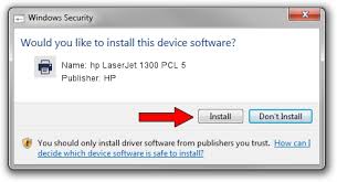 تحميل تعريف طابعة لوندوز / windows. Printer Hp Laserjet 1300 Download