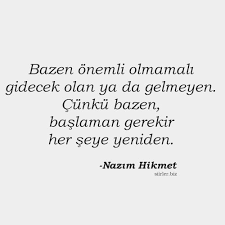 Nazim Hikmet Ran Sozleri Ayrilik Sozleri Ilham Verici Sozler Ve Guzel Soz