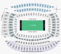 click section to see the view soldier field seating chart