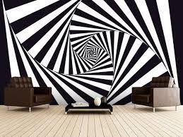 Optical Art Spiral Wallpaper Wallsauce Uk In 2021 Mural Wall Creations Wall Wallpaper