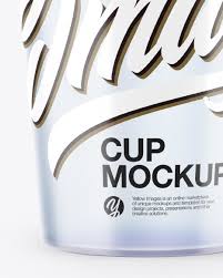 Download Frosted Plastic Cup Mockup In Cup Bowl Mockups On Yellow Images Object Mockups PSD Mockup Templates