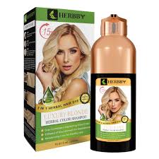 HERBBY Hair Color Shampoo Blonde Brown 500ml