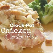Crock Pot Chicken Cordon Bleu Recipe Recipe Recipes Crock Pot Cooking Crockpot Chicken Cordon Bleu