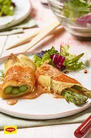 Crespelle Mit Spargel Rezept Spargel Lebensmittel Essen Rezepte
