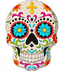 Day Of The Dead Skulls Sugar Skull Artwork Sugar Skull Art Skull Artwork