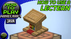 How to craft and use a lectern in minecraftin this video, i show you how to craft a lectern in minecraft, and then how to use a lectern in minecraft. Lectern Minecraft Block Tutorial Youtube