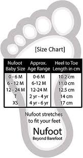 nufoot size chart kids kids outfits kid shoes baby size