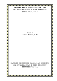 Maybe you would like to learn more about one of these? Program Kerja Laboratorium Ipa Pdf
