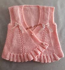 Yelpaze Orgu Yelek Modeli Yapimi 3 Bebek Giysi Desenlerleri Baby Knitting Patterns Bebek Yelek