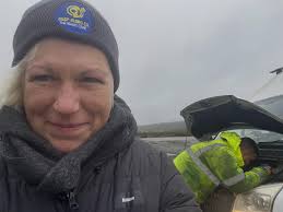 This was me at 3pm very thankful for my @keepaudioco hat keeping me warm.  It's now 10pm and The AA have just picked me up and are taking me halfway  home. Then