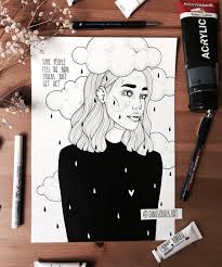 Some People Feel The Rain Others Just Get Wet Tattoo Some People Feel The Rain Others Just Get Wet Whats The Meaning Of This Quote For Me Its About Enjoying Life Dibujar Arte Dibujos Cuadernos De Dibujo