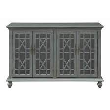 East coast cabinets and design llc. Coast To Coast Accent Cabinets 10273 Four Door Media Credenza Grey Cabinets From Trotter S Electronics