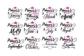 Download Princess Are Born In Graphic By Goran Stojanovic Creative Fabrica In 2020 Design Bundles Monogram Svg Svg PSD Mockup Templates