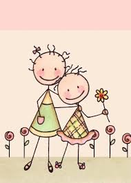 Happy Birthday Friend Card Cute Stick Figures Card Ad Ad Friend Card Happy Birthday Birthday Painting Sister Birthday Card Happy Birthday Friend