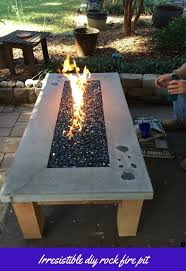 If you have rocks in or around your fire pit, be cautious when lighting fires after it has rained. Table Rock Fire Wild Country Fine Arts