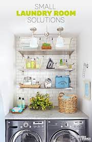 Store More In Your Tiny Laundry Room With These Smart Ideas Small Laundry Room Small Laundry Small Laundry Rooms