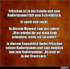 Fritzchen Ist In Der Schule Und Sein Radiergummi Fallt Vom Hochzeit Lustig Lustige Hochzeitszitate Hochzeit Witze