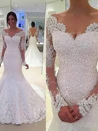 Us 167 00 Trumpet Mermaid Off The Shoulder Chapel Train Wedding Dresses Backless Mermaid Wedding Dresses Online Wedding Dress Long Sleeve Wedding Dress Lace