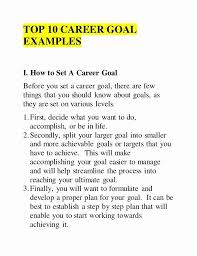 10 Year Career Plan Template New Top 10 Career Goal Examples In 2020 Career Plan Example Career Goals Examples Career Planning