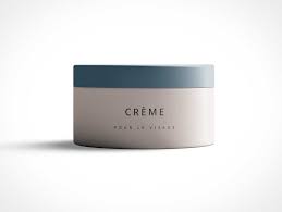 Download Half Height Makeup Cream Jar Psd Mockup Psd Mockups