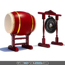 trống + chiêng từ đường nhà thờ họ