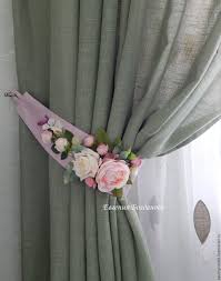 как сделать подхваты для штор на магнитах своими руками 29ff09e65359c2bc5daed9f3cb3d Dlya Doma I Interera Podhvaty Dlya Shtor Komplekt Iz Dvuh Sht Jpg 1178 1500 Shtory Cvety Tkan