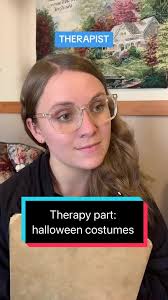 Therapy part: Halloween costumes #therapyhumor #comedy #mentalhealth #funny  #relatable #halloweencostume #darkhumor #spookyseason #therapy