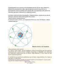 En la corteza del átomo se encuentran los electrones girando a gran velocidad alrededor del núcleo. Modelo Atomico