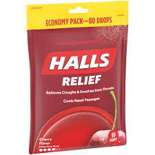 Zinc is an essential mineral that may boost the immune system and may shorten the duration of a cold, according to some studies. Halls Relief Cherry Cough Drops Economy Pack 80 Drops Walmart Com Walmart Com