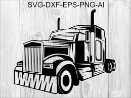 Semi Truck 1 Truck Front View 18 Wheeler 16 Wheeler22 Etsy In 2021 Semi Trucks Big Trucks Truck Coloring Pages
