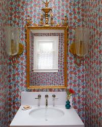 La Maison Pierre Frey On Instagram Watsonia Wallpaper In A Great Powder Room By Brightdesignlab Pierrefrey Pierrefreywallpa In 2020 Pierre Frey Powder Room Frey