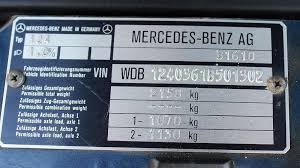 Mercedes Benz W124 500e Mercedes W124 Benz Mercedes Benz