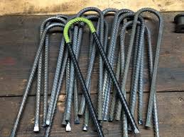 Installation is simple with 4 anchors kits and 4 strong nylon straps. Heavy Duty Trampoline Anchor Steel 3 Rebar 12 Pack Unbranded Generic Item 1897740491