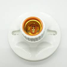 E27 Led Light Bulb Holder Round Square Fitting Socket With Us Plug Switch E27 Base Hanging Lamp Socket For Home 6a 110v 220v