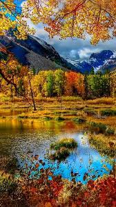 Mountain Autumn Iphone 5s Wallpaper Autumn Scenery Nature Scenery