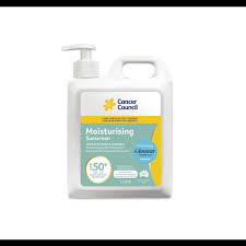 Cancer council ultra sunscreen (sunscreen & sun protection product): Cancer Council Moisturising Sunscreen Spf 50 1 Litre Pump