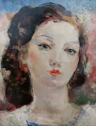 PEINTURE,HUILE ORIGINALE,BUSTE DE femme Pierre Ernest KOHL 1930 Galerie  Carmine EUR 2.500,00