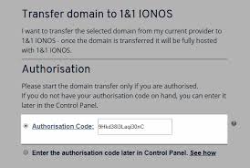 Transferring A Domain To Another Ionos Account Ionos Help
