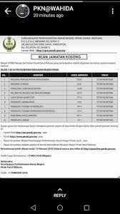 For more information and source,. Info Jawatan Kosong Facebook