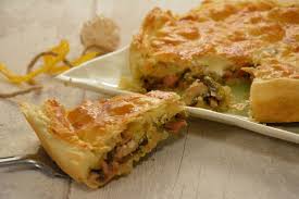 Tourte Au Poulet Champignons Et Poireaux Au Fil Du Thym Tourte Au Poulet Tourte Poulet Champignons Tourte