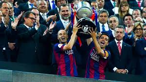 Image result for INiesta bids farewell to barca