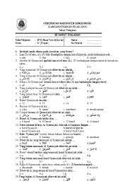 Soal uas btq bta kelas 1 2 3 mi semester 1 ganjil th. Top Pdf Contoh Soal Ulangan Semester Akhir I Btq Jenjang Smp Mts Dapodik 13 Uas Btq Kls 7 123dok Com