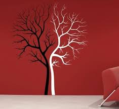 Sticker Mural De Blanc Arbre Arbre Enorme Murale Sticker Sticker Mural Chambre Denfant Arbre Et Ois Stickers Muraux Arbre Art De Mur D Arbre Stickers Muraux