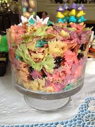 Black And White Bow Tie Pasta Easter Pastel Pasta Salad I Made This With Boxed Bow Tie Pasta Cheese Fantastico Dressi Baby Shower Pasta Bow Tie Pasta Salad Recipe Easter Recipes