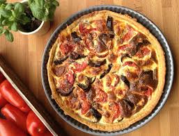 Quiche Aux Aubergines Tomates Et Mozzarella Quiche Aubergine Mozzarella Recette Quiche Facile