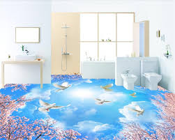 Your house guests will almost believe they have been transported far, far away as they enter the bathroom and close the door behind them! Sky Blue Floor Tiles Novocom Top