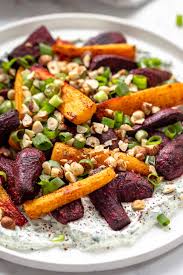 Maybe you would like to learn more about one of these? Roasted Beets And Carrots With Herbed Yogurt Hazelnuts Elle Republic